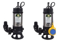 JS SK Sewage Single Channel Cutter Pumps 110v & 240v