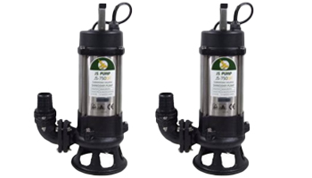 JS SK Sewage Single Channel Cutter Pumps 110v & 240v