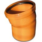 Bosta 160mm PVC-U 15° Drainage Bend SN4 With Ring Seal Spigot