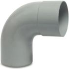 Bosta 70mm PVC-U 87° RWA Elbow With Glue Socket x Spigot Connection