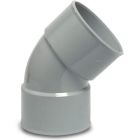Bosta 75mm PVC-U 45° KOMO Drainage Bend Glue Socket