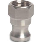 3/4" Male Camlock x Female Thread Type A 16 Bar Stainless Steel 316 Camlock Coupler