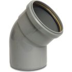 Bosta 200mm PVC-U 45° Short Drainage Bend KOMO/BENOR SN4 With Ring Seal