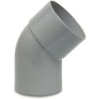 Bosta 80mm PVC-U 45° RWA Elbow With Glue Socket x Spigot Connection