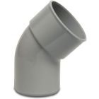 Bosta 50mm 45° Drainage Bend PVC-U KOMO Glue Socket