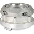 150mm Hose Tail CD160 15 Bar Forged Aluminium Storz Quick Coupler With Clamps For Flathose