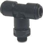 Speedfit 8mm x 1/4" x 8mm POM 10 Bar Push-In Male Thread Type Super 90° T-Piece Adaptor