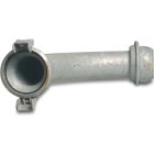 100mm Female Part Italian x Male Part Type Italian Galvanised Steel 90° Bend Coupler Adaptor