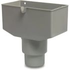 Bosta 80/100mm PVC-U Type T1 Gutter Hopper