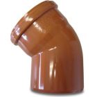 Bosta 125mm PVC-U 45° SN4 Drainage Bend With Ring Seal