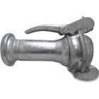 133mm Female Bauer x 159mm Male Bauer S82 Galvanised Steel Quick Coupler Reducer