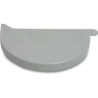 Bosta 125mm PVC-U Left Gutter Cap