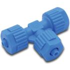 Tefen 6mm PA Glass Fibre Reinforced 14 Bar Barbed 90° T-Piece