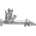 T-piece steel galvanised 89 mm female part Bauer x male part Bauer x male part Bauer type Bauer S21