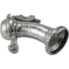 76mm Female Bauer x Male Bauer S12 Galvanised Steel 45° Bend