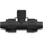 Bosta 20mm x 1" x 20mm PP 4 Bar Lock Male Threaded 90° T-Piece