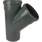 Bosta 160mm PVC-U SN4 45° Drainage T-Piece KOMO/BENOR With Ring Seal