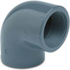 Profec 1" PVC-U 90° Elbow 10 Bar WRAS Imperial Glue Socket x Female Thread