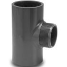 VDL 25mm x 3/4" x 25mm PVC-U 90° T-Piece Adaptor 16 Bar Male Thread Glue Socket