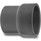 VDL 90/75mm x 3" PVC-U Reducing Bush 10 Bar Female Thread Glue Socket