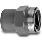 VDL 32mm x 1" PVC-U Union Adaptor 16 Bar Female Thread Reinforced Glue Socket