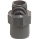 Profec 1 1/4" x 1 1/4" PVC-U Adaptor Bush 10 Bar Male Thread Imperial Glue Socket