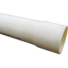 Cream Pressure Pipe PVC-U Glue Socket 160mm x 7.7mm - 5m