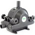 Patay DD120 Double Butyl Diaphragm Manual Pump with Hand Wheel Access - Epoxy Coated