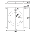 LNE Mounting Base Kit (LNE 125, 150)