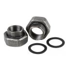 Lowara Cast Iron Pipe Union Kit - 1 1/4" to 3/4" (Port Size to Pipe Size)