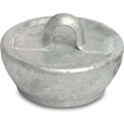 70mm Galvanised Steel Male Perrot Quick Coupler End Plug