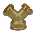 Profec 3/4" Brass Male Thread x Female Thread x Male Thread 30 Bar Y-Piece Quick Coupler