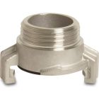 Stainless Steel 3/4" Quick Coupler With Male Thread 12 Bar