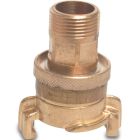 3/4" Suction & High Pressure Quick Coupler With Male Thread Brass 25 Bar