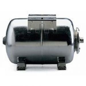 Lowara 60LH Horizontal Stainless Steel Expansion Tank - 10 Bar Rated