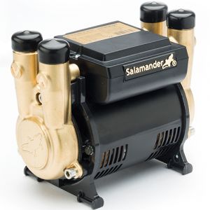 Salamander CT Force 20PT 2.0 Bar Brass Twin Positive Head Shower Pump with Noise Vibration Reduction Technology 