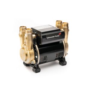 Salamander CT Force 30PT 3.0 Bar Brass Twin Positive Head Shower Pump with Noise Vibration Reduction Technology 