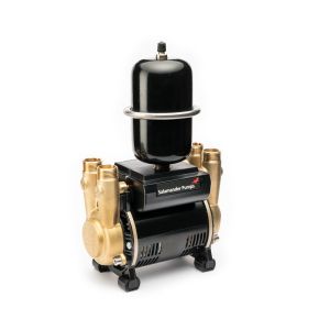 Salamander CT Force 20TU 2.0 Bar Brass Universal Twin Negative Head Shower Pump with Noise Vibration Reduction Technology