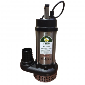 JS 1500 MAN - 3" Submersible Water Drainage Pump Without Float Switch 240v