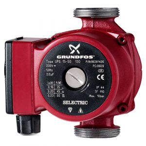 Grundfos UPS 15-50 (130) Selectric Domestic Heating Circulator 240V