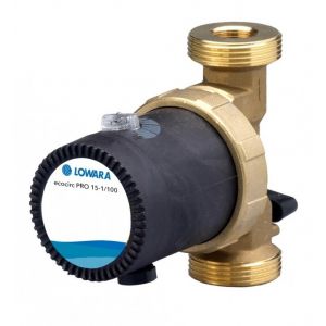 Lowara Ecocirc Pro 15-1/110 R 1 1/4" Bronze Circulator with Temp Control 240v