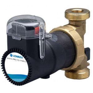 Lowara Ecocirc Pro 15-1/65 RU 1/2" Bronze Circulator with Temp Control & Timer 240v