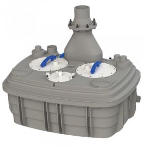 Saniflo Sanicubic 2 XL Heavy Duty Macerator for Toilet, Basin, Bath, Bidet and Multiple Grey Water Appliances 240V
