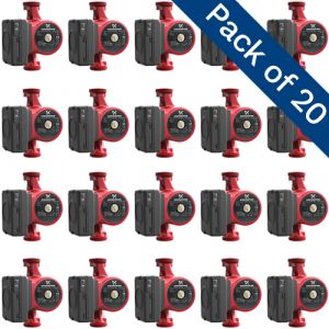 Grundfos UPS2 25-80 (180) A+ Eff. Domestic Light Commercial Heating Circulator 240v - Trade Pack Of 20