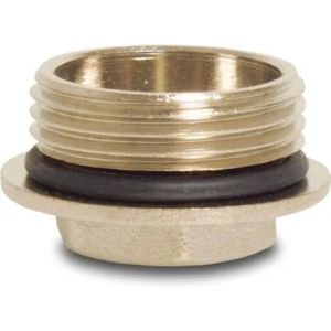 Itap Brass Nickel Plated KIWA 20 Bar Male Thread Multi Fit Plug