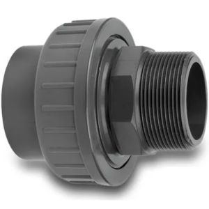 VDL PVC-U 10 Bar Male Thread Union Adaptor