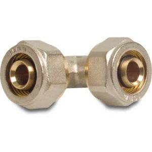 Profec Brass Nickel Plated Type Alu-PE-X Compression 90° Elbow