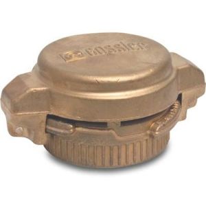 Male Part TW X Female Thread Type VK & MB Brass Tanker Coupler End Cap