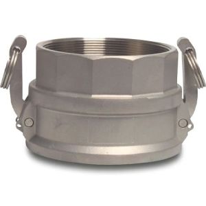Female Camlock x Female Thread Type D Stainless Steel 316 Camlock Coupler