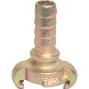 Hose Tail CD 42 10 Bar Galvanised Steel Quick Coupler With Safety Edge